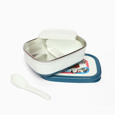 BTS stainless Steel 2 compartment lunch box