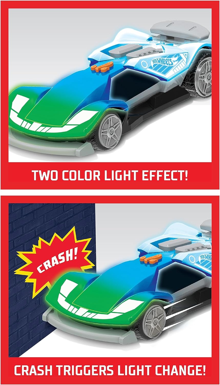 Hot wheels!, colour crashers, light changing car