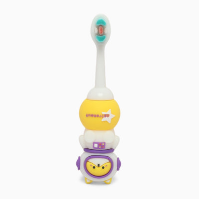 ZORSE baby toothbrush special curated for your child's teeth in style 2-7 year olds (random space bear-print)