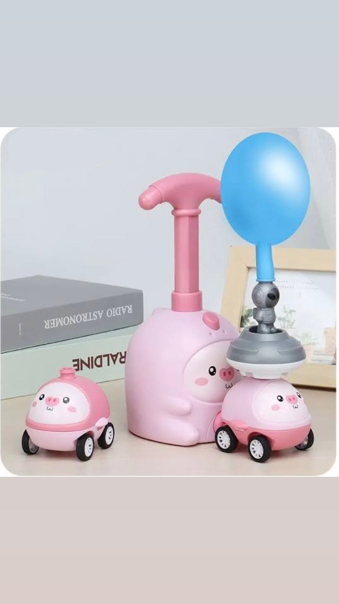 Balloon Powered Car Set - Creative & Cute Aerodynamic Toy