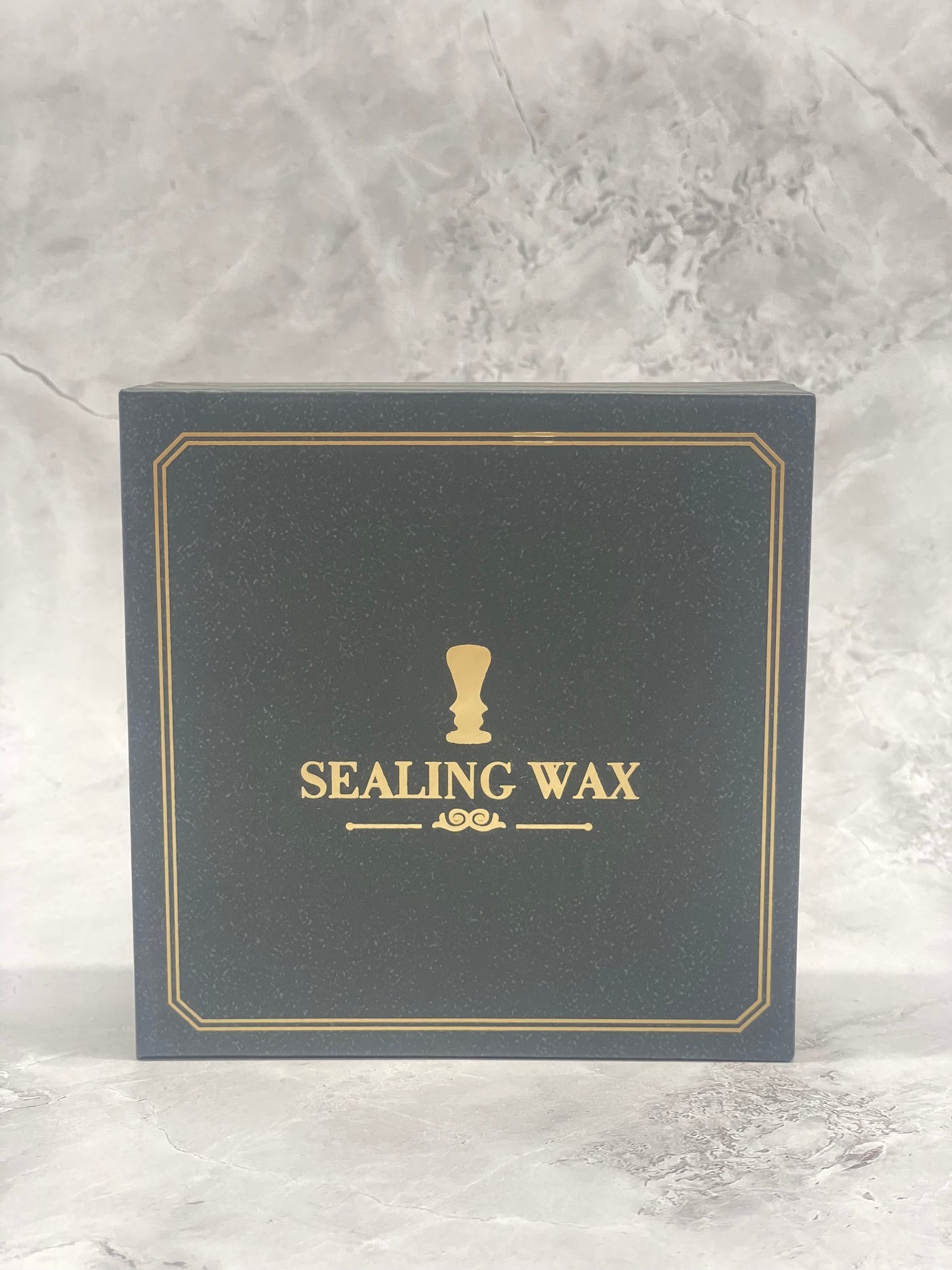 Vintage DIY Wax Seal Stamp Set, 6pcs Sealing Wax Stamp Heads with Wooden Handle Sealing Stamp Kit (forest green)