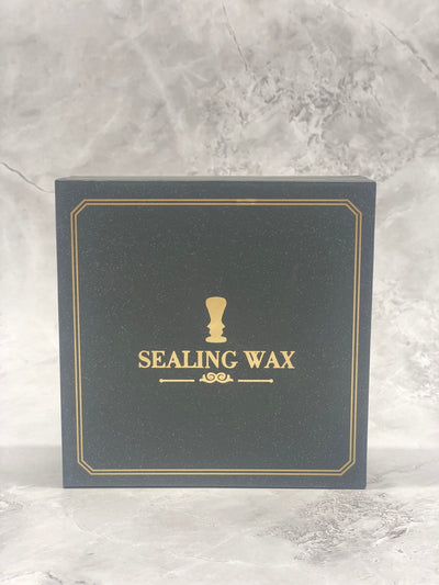 Vintage DIY Wax Seal Stamp Set, 6pcs Sealing Wax Stamp Heads with Wooden Handle Sealing Stamp Kit (forest green)