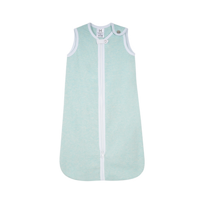 Malabar Baby Melange Wearable Baby Sleep Sack - Mint 0.6 TOG