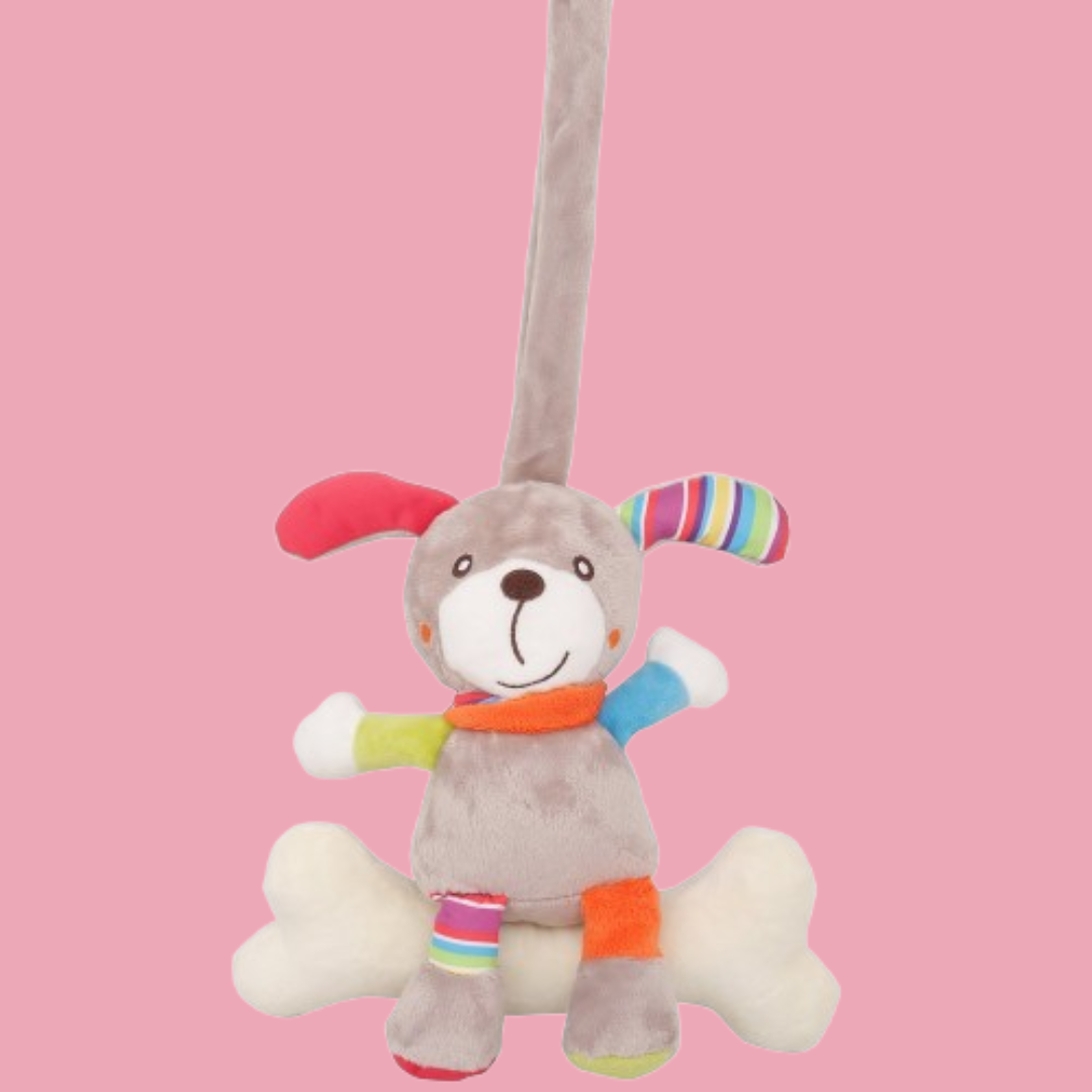 Dog Grey Hanging Pulling Toy