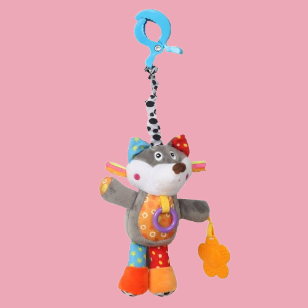 Puppy Love Multicolour Hanging Pulling Toy With Teether