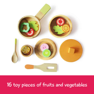 Lil Chef's Wooden Cooking Set